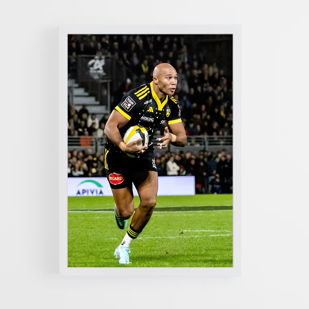 Poster Course à La Rochelle – affiche Rugby (vue 3)
